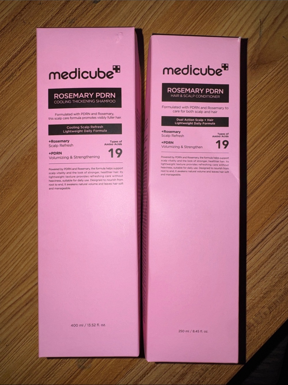 NWT |  Rosemary PDRN Cooling Thickening Shampoo & Conditioner Set